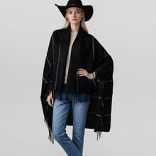 Notting Hill Wrap | Black/Ivory