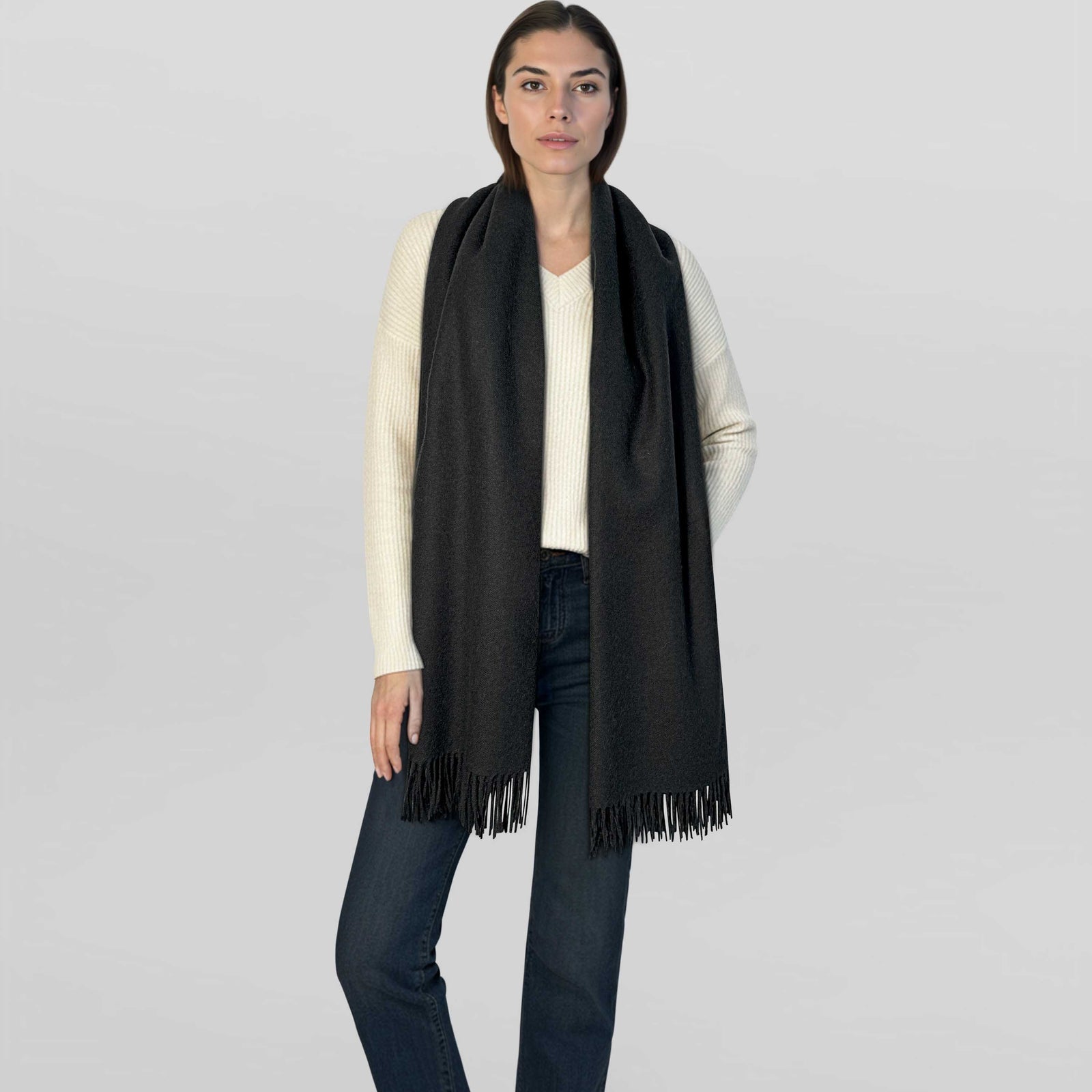 Maxi Wrap | Solid Jet Black