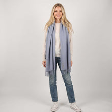 Unisex | Maxi Wrap | Herringbone Dusty Aqua