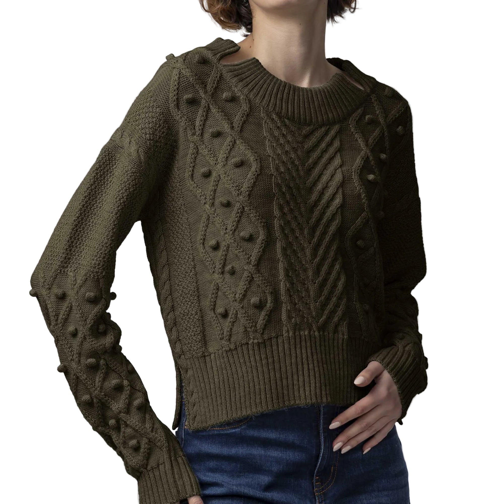 Women | Heidi Sweater | Army Green