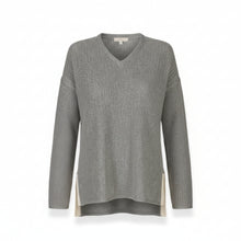 Women | Zoe Sweater | Light Grey / Ivory
