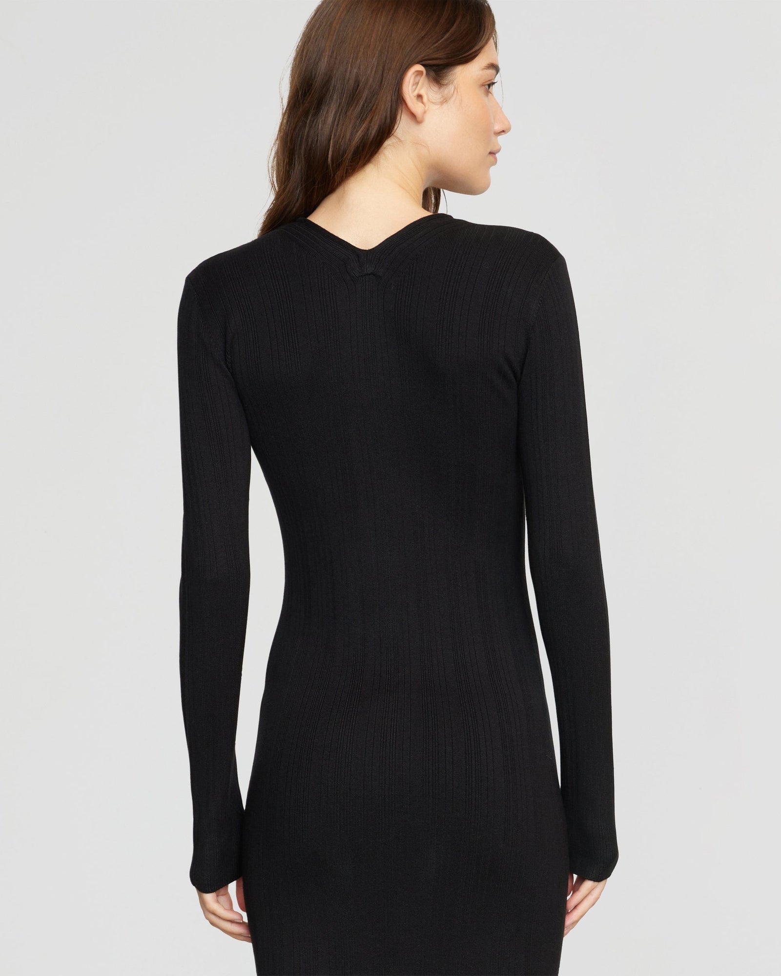 Renée | Ahran Ribbed Two-Way Zip Dress in Size Small