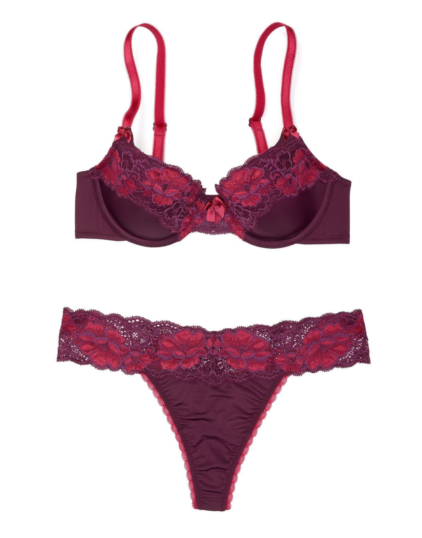 Adore Me Paoly in color Potent Purple and shape demi