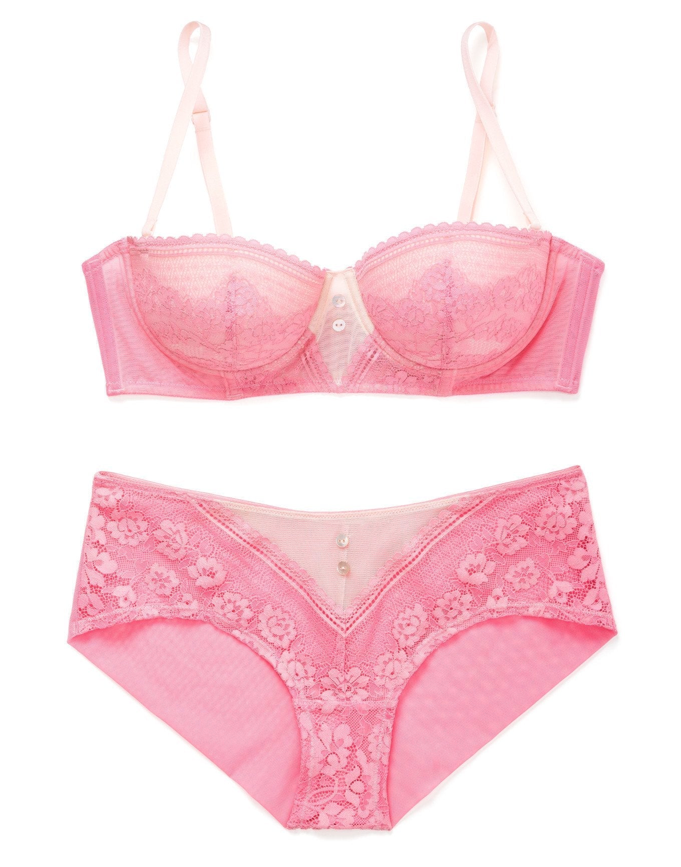 Adore Me Lilyana in color Sachet Pink and shape balconette