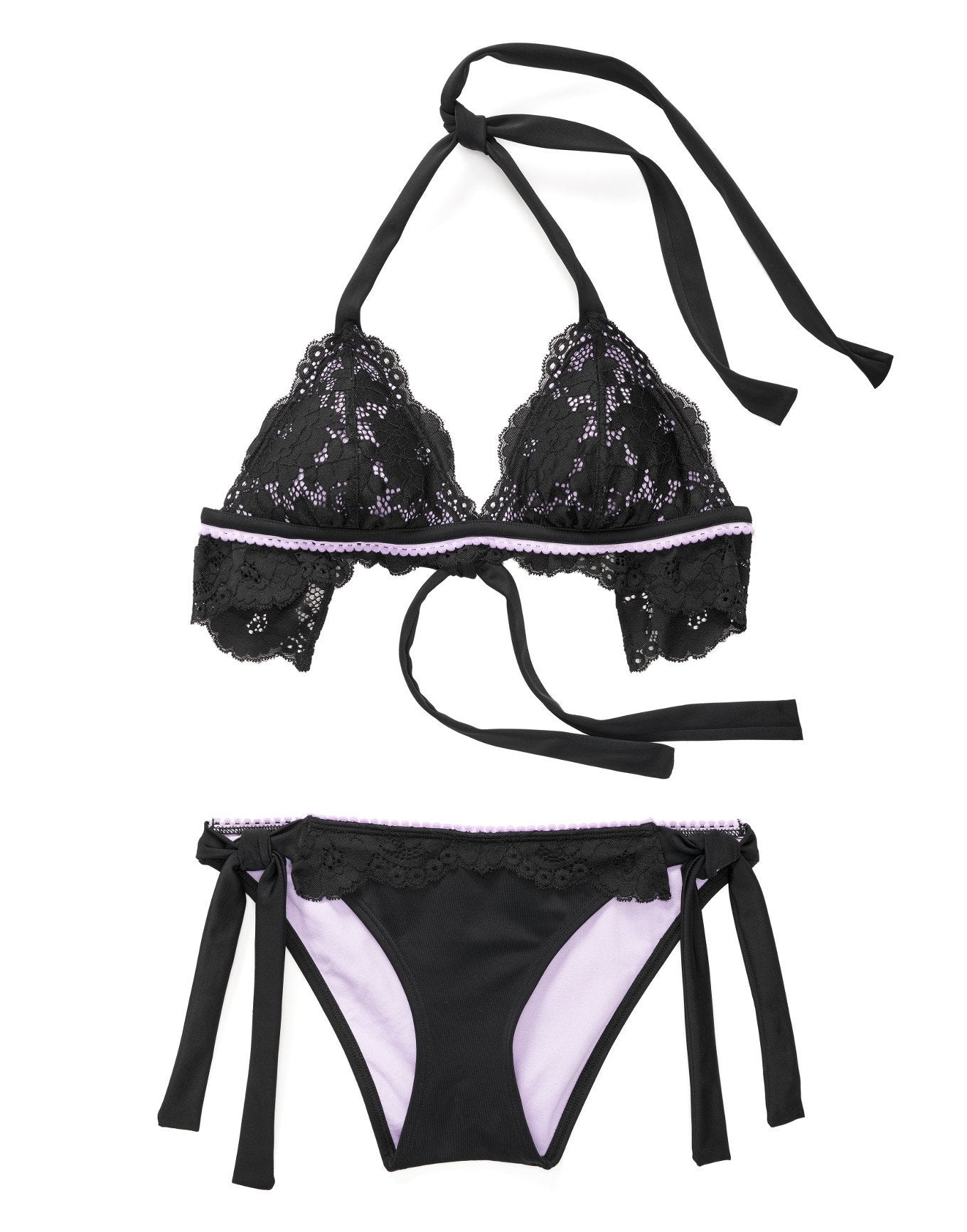 Adore Me Padula in color Jet Black and shape two piece