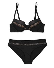 Adore Me Andrelisa in color Jet Black and shape balconette