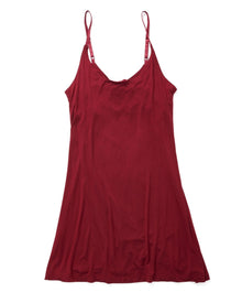 Adore Me Suzie Knit Slip in color Biking Red and shape slip
