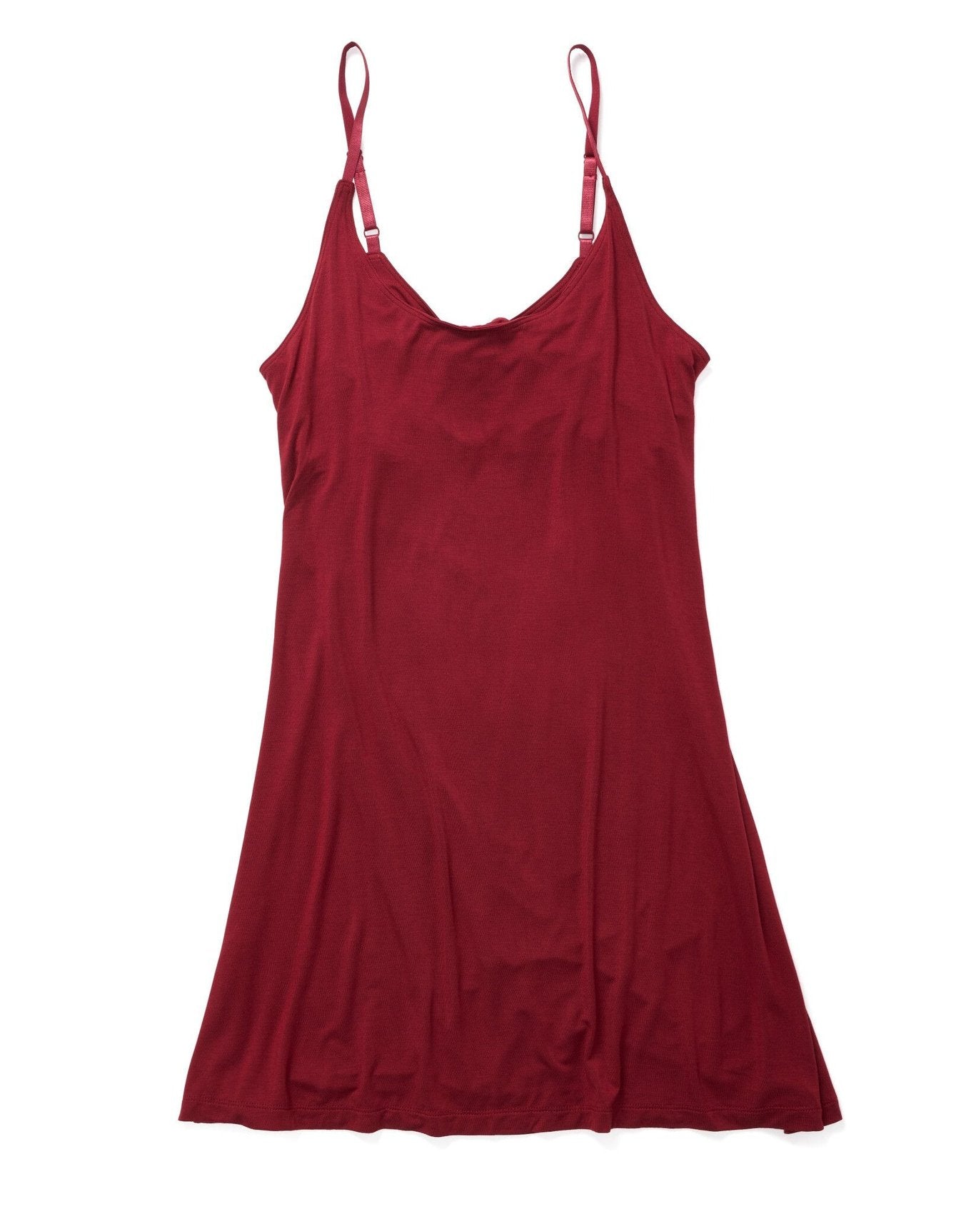 Adore Me Suzie Knit Slip in color Biking Red and shape slip