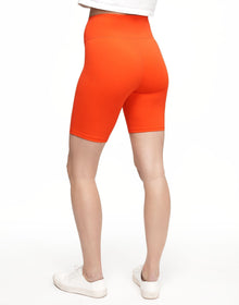Adore Me Cali Biker Short Everyday Activewear Biker Short in color Orange.com and shape short