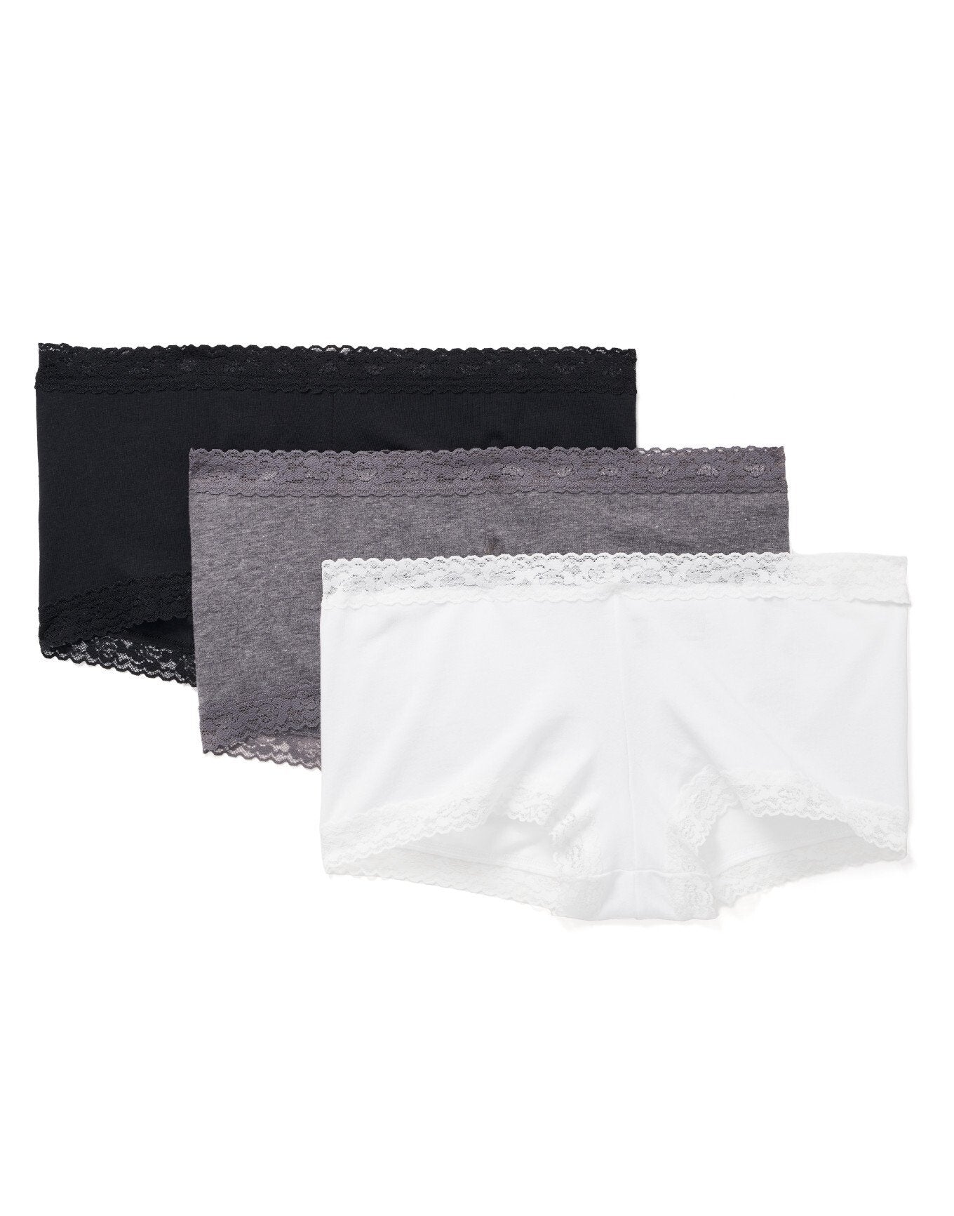 Adore Me ELITE Pack Cotton Basic in color Multi Color and shape shortie