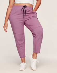 Adore Me Francisca Casual Everyday Jogger in color Walkpop_Plum Pie and shape jogger