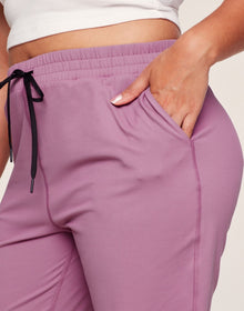 Adore Me Francisca Casual Everyday Jogger in color Walkpop_Plum Pie and shape jogger