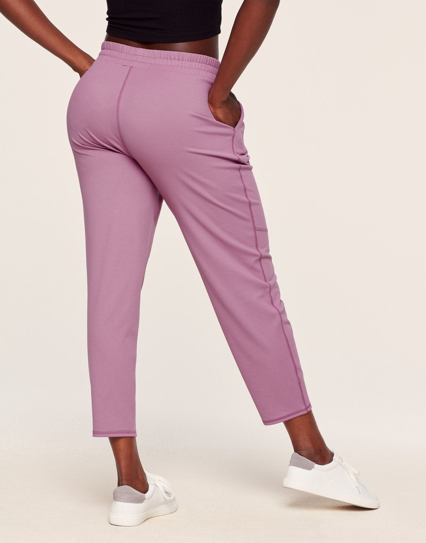 Adore Me Francisca Casual Everyday Jogger in color Walkpop_Plum Pie and shape jogger
