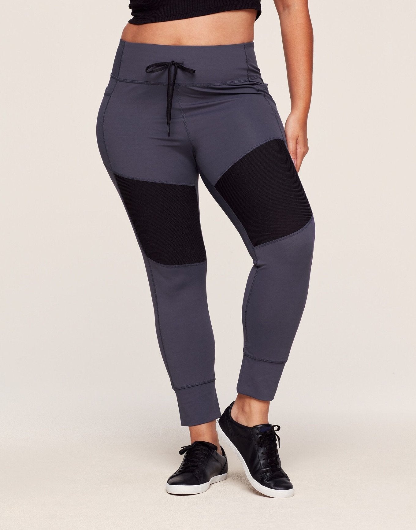 Adore Me Amieka Rib Detail Fashion Jogger in color Walkpop_U Rock and shape jogger