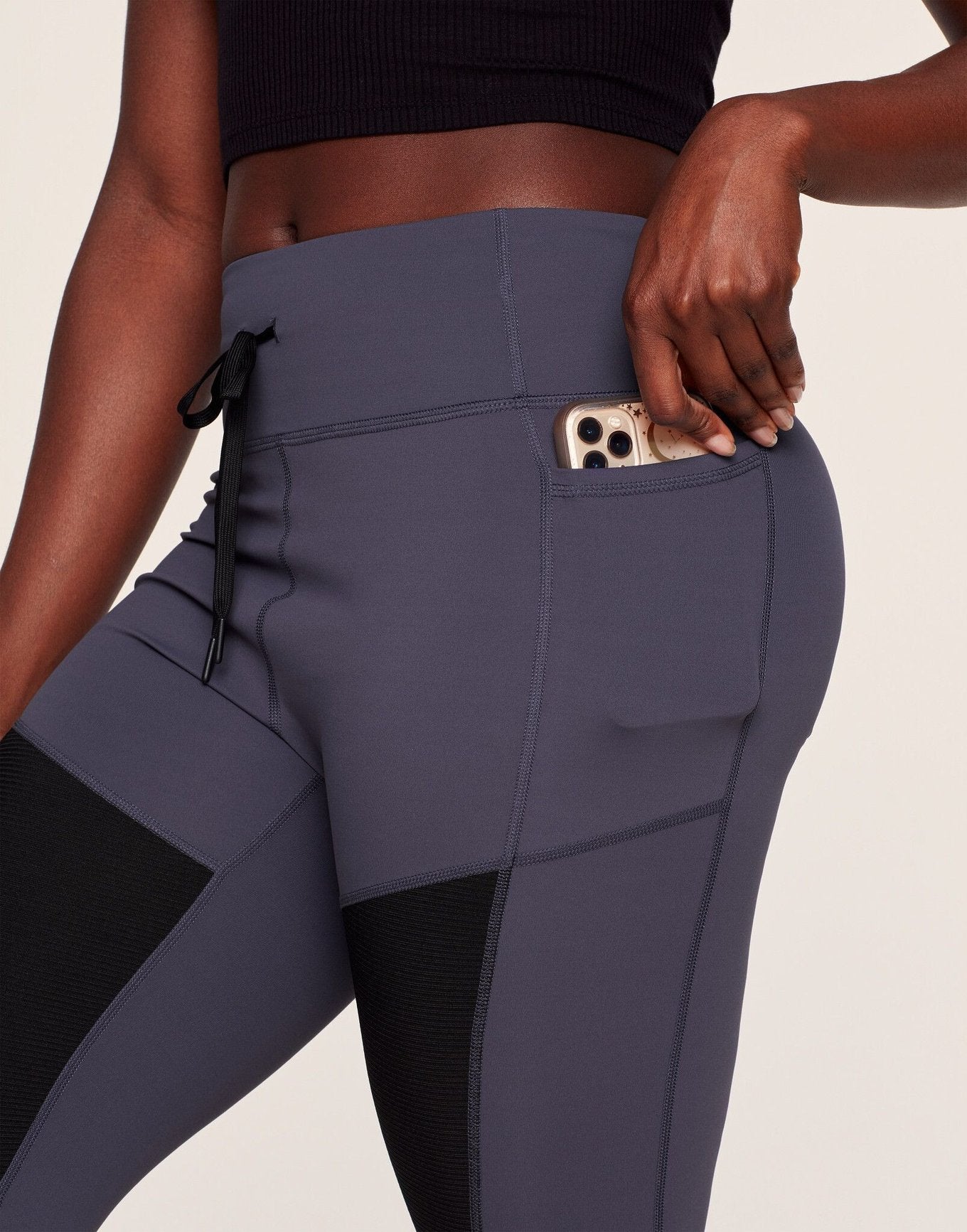 Adore Me Amieka Rib Detail Fashion Jogger in color Walkpop_U Rock and shape jogger