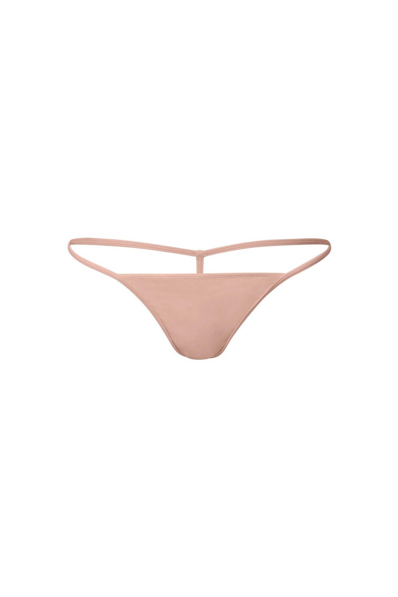 Adore Me Irina No-Cut G-String in color Rose Cloud and shape thong