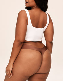 Adore Me Annie No-Show Thong in color Brown Patina and shape thong