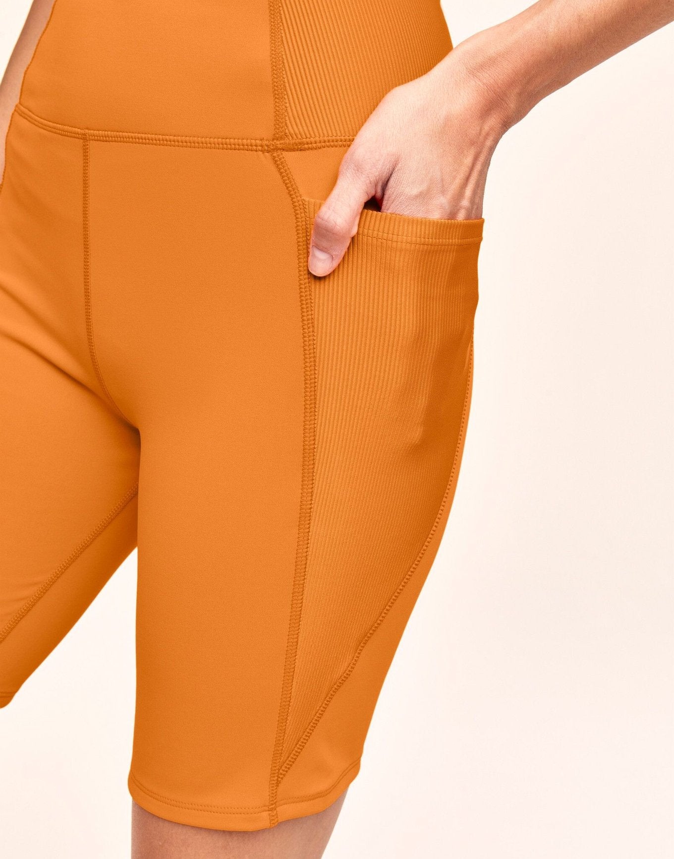 Adore Me Bailey Brushed Biker Short Super-Soft Active Biker Short with Pockets in color Spooky and shape short