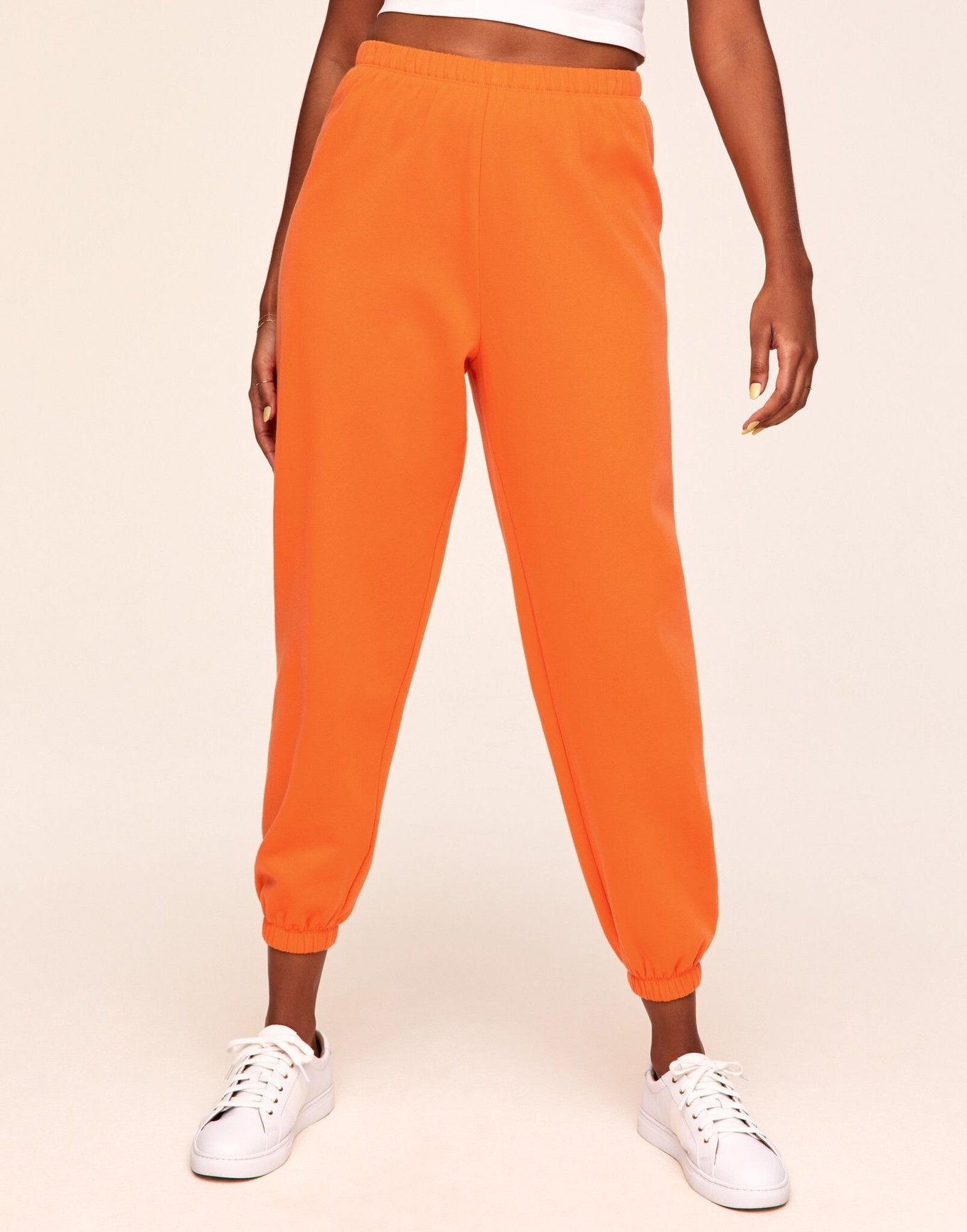 Adore Me Kaylie Classic Fleece Sweatpant in color Spooky and shape pant
