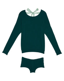 Adore Me Lyanna PJ Short Set in color Ponderosa Pine and shape pj