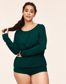Adore Me Lyanna PJ Short Set in color Ponderosa Pine and shape pj