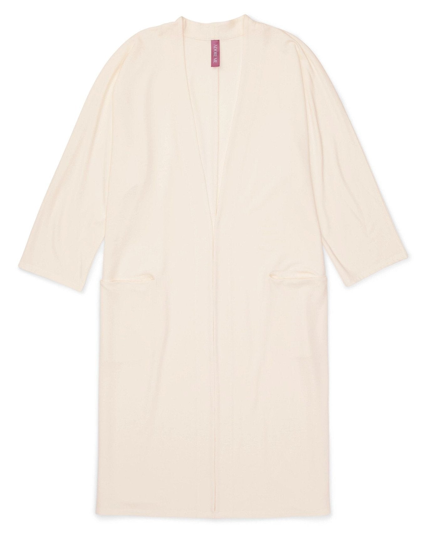 Adore Me Cassidy Robe in color Whisper White and shape robe