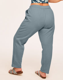 Adore Me Calina Wide-Leg Sweatpant in color Lead and shape pj
