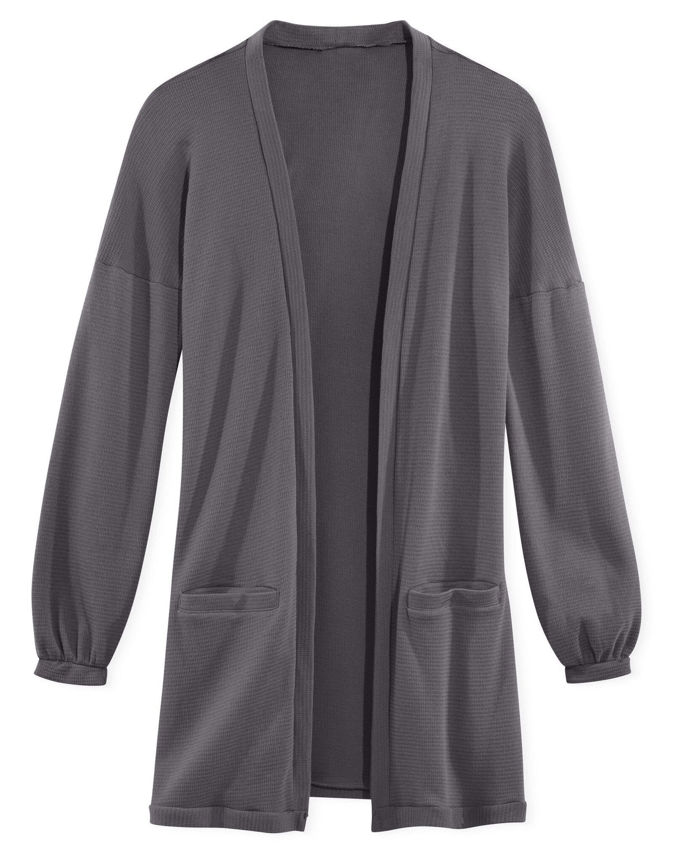 Adore Me Frida Soft Knit Cardigan in color Excalibur and shape cardigan