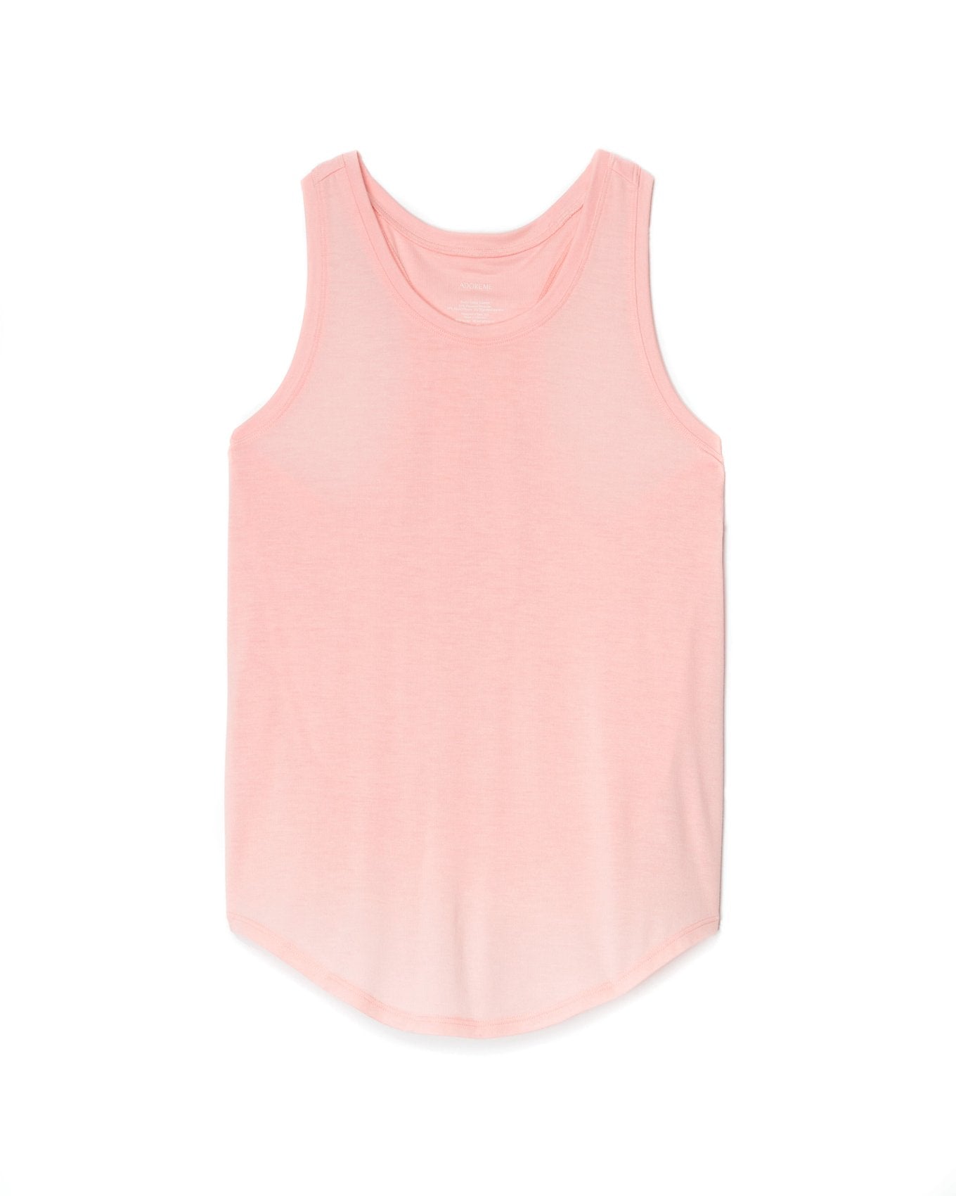 Adore Me Sally Modal Top in color Seashell Pink and shape tank