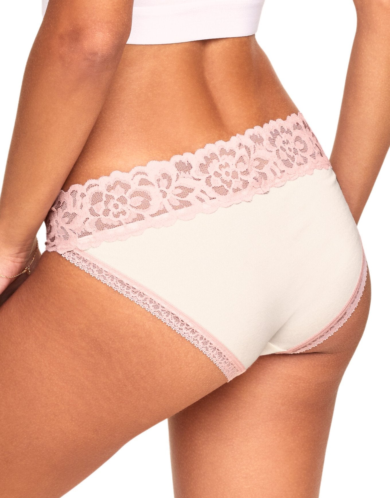Adore Me Joanie Cotton Pack Bikini Panties (Pack of 3) in color Multi-GBW and shape bikini