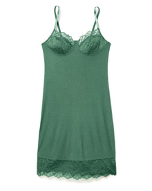 Adore Me Aliyah Slip in color Dark Ivy and shape slip
