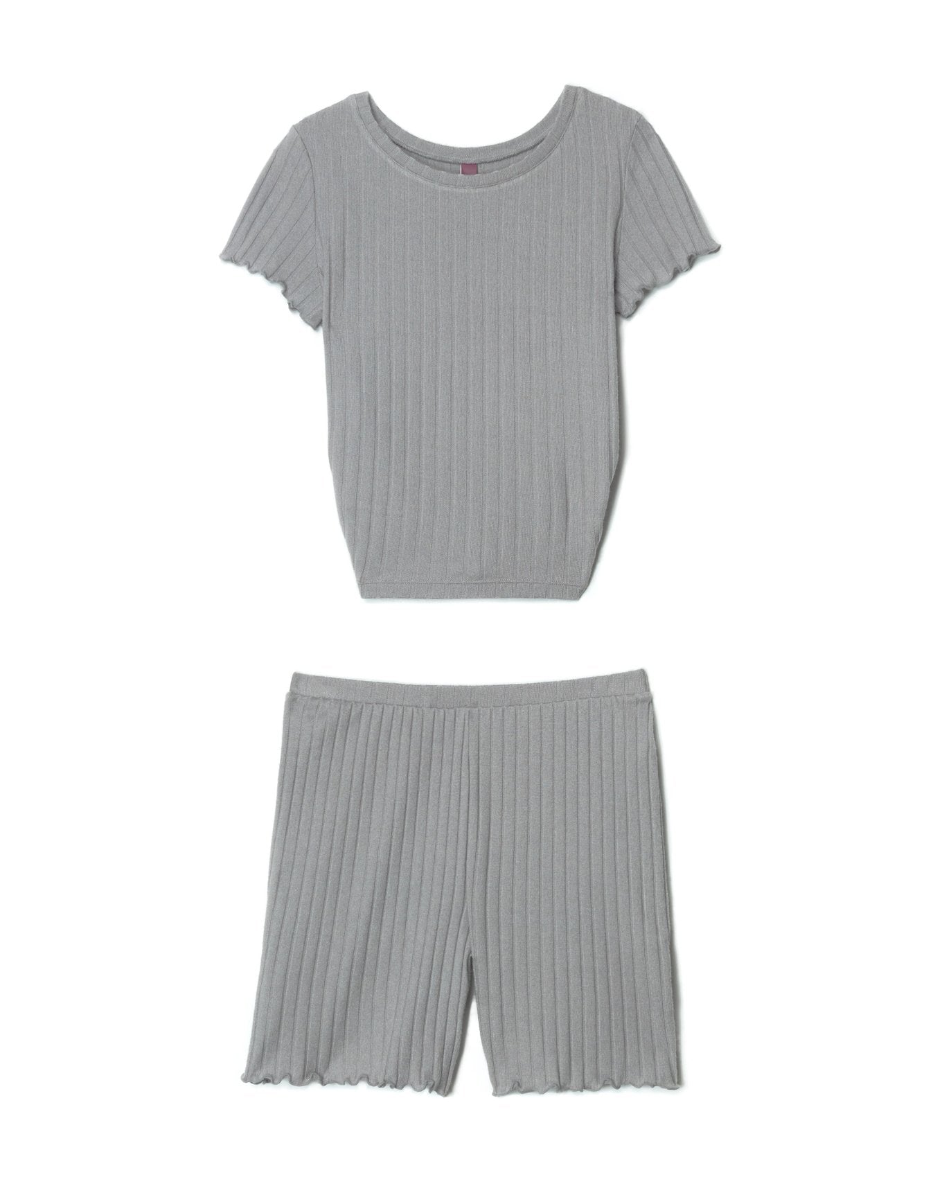 Adore Me Lilliana T-Shirt & Shorts Set in color Alloy and shape pj