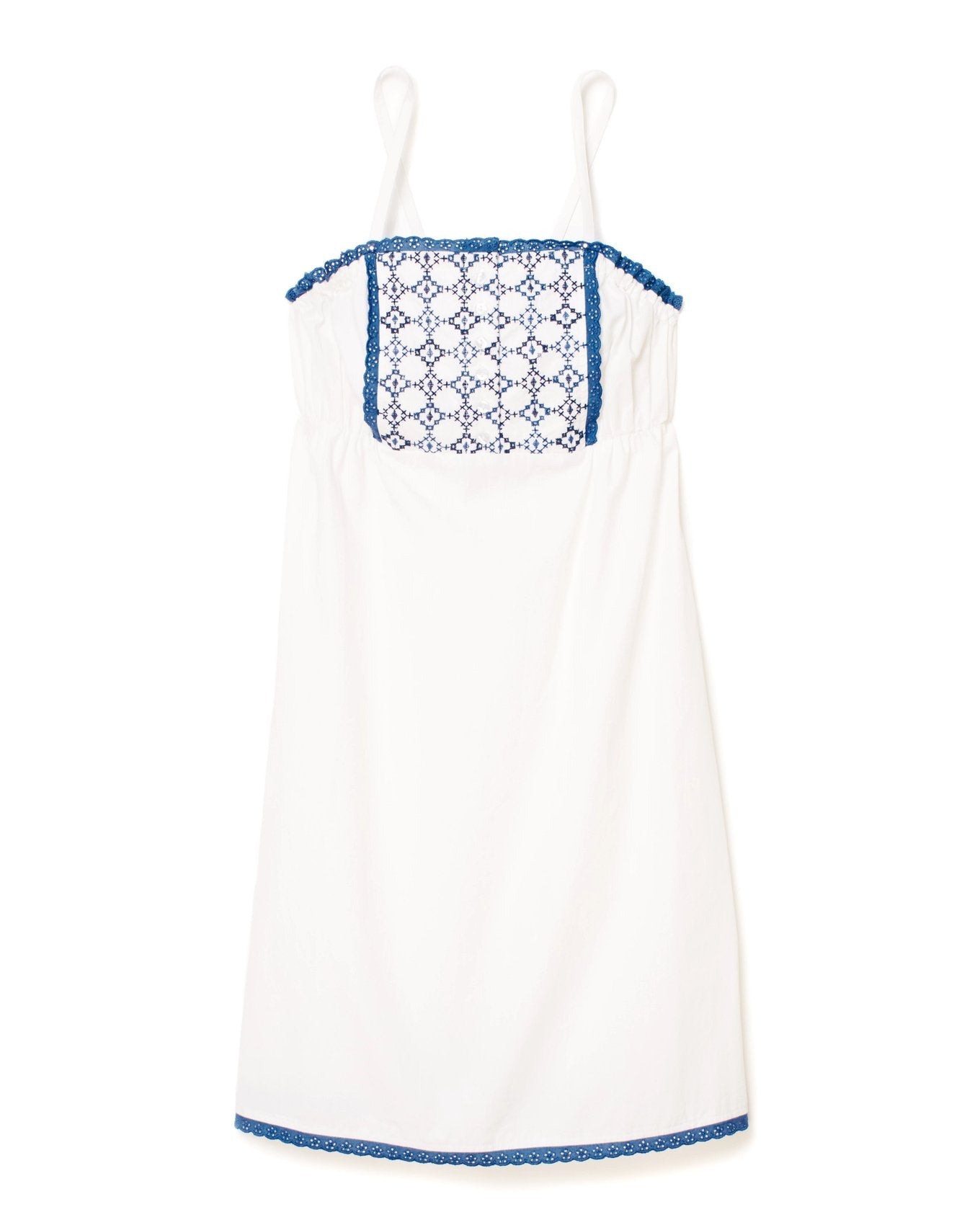 Adore Me Juliana Cotton Slip in color Bright White and shape slip
