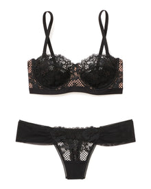 Adore Me Ira in color Jet Black and shape balconette
