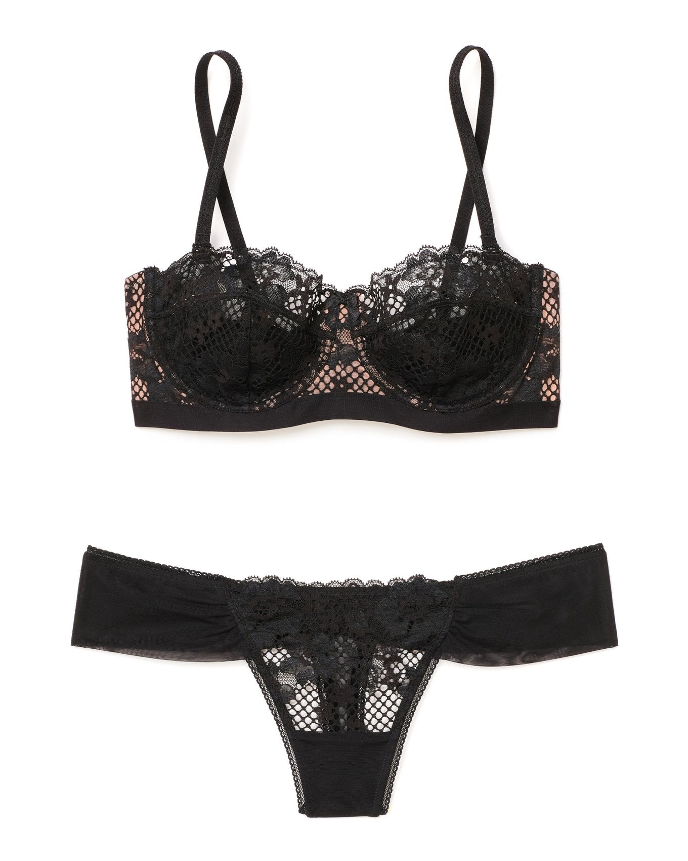 Adore Me Ira in color Jet Black and shape balconette