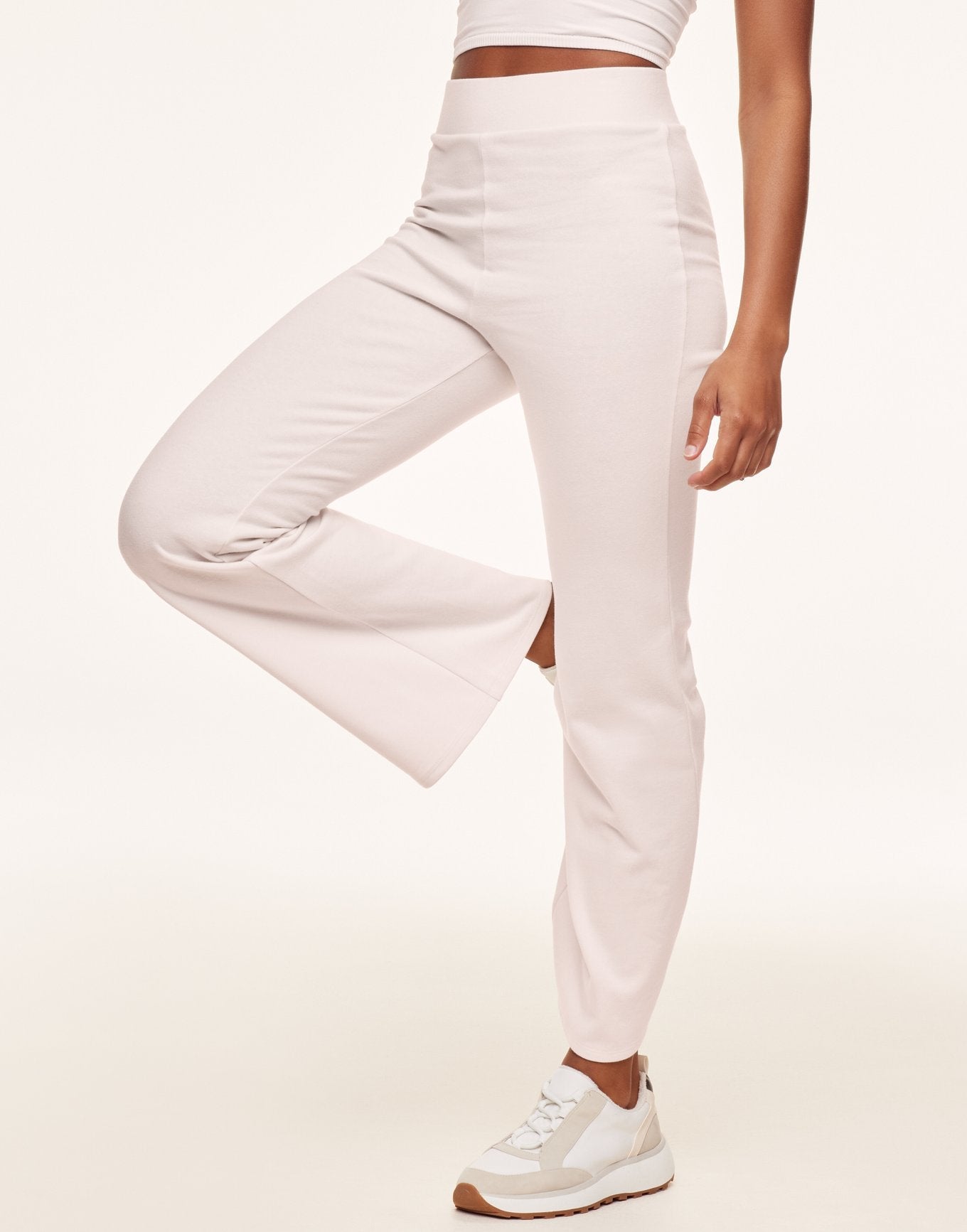 Adore Me Alia Lounge Pants in color Bridal Blush and shape legging