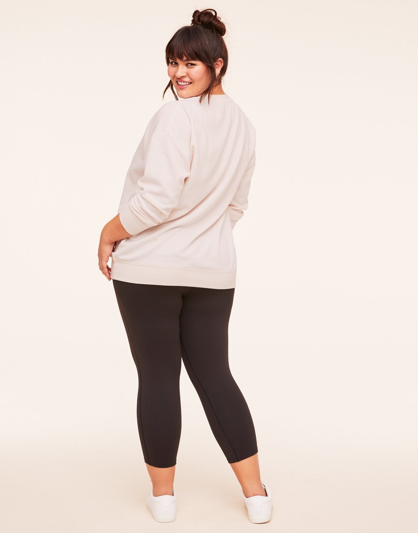 Adore Me Autumn Sweatshirt in color Bridal Blush and shape hoodie