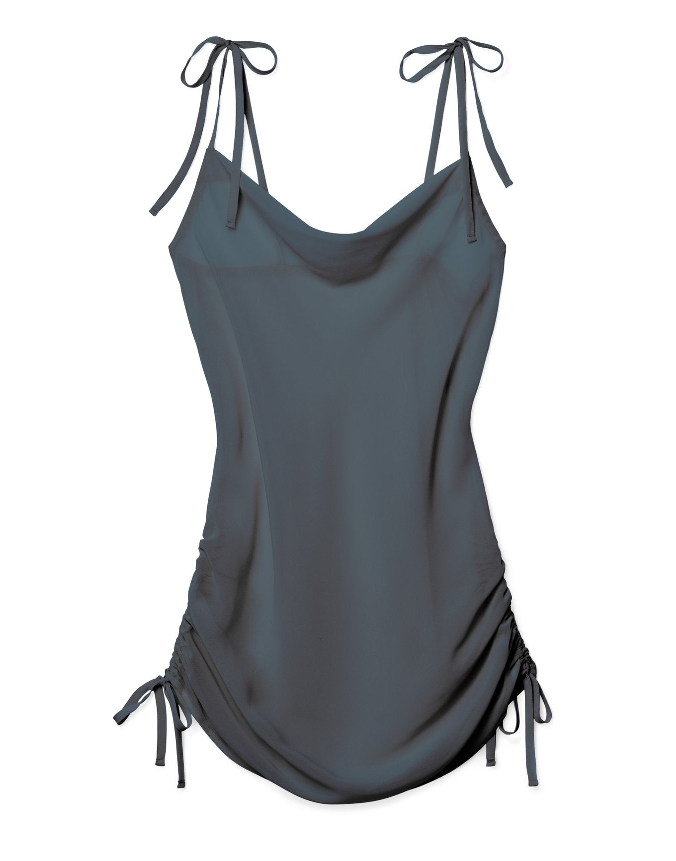 Adore Me Raluca Slip in color Stormy Weather and shape slip