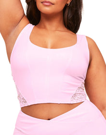 Adore Me Floriana Tank in color Pink Tulle and shape tank