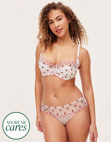Adore Me Bettie Bra in color Bright White and shape balconette