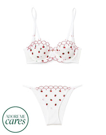 Adore Me Bettie Bra in color Bright White and shape balconette