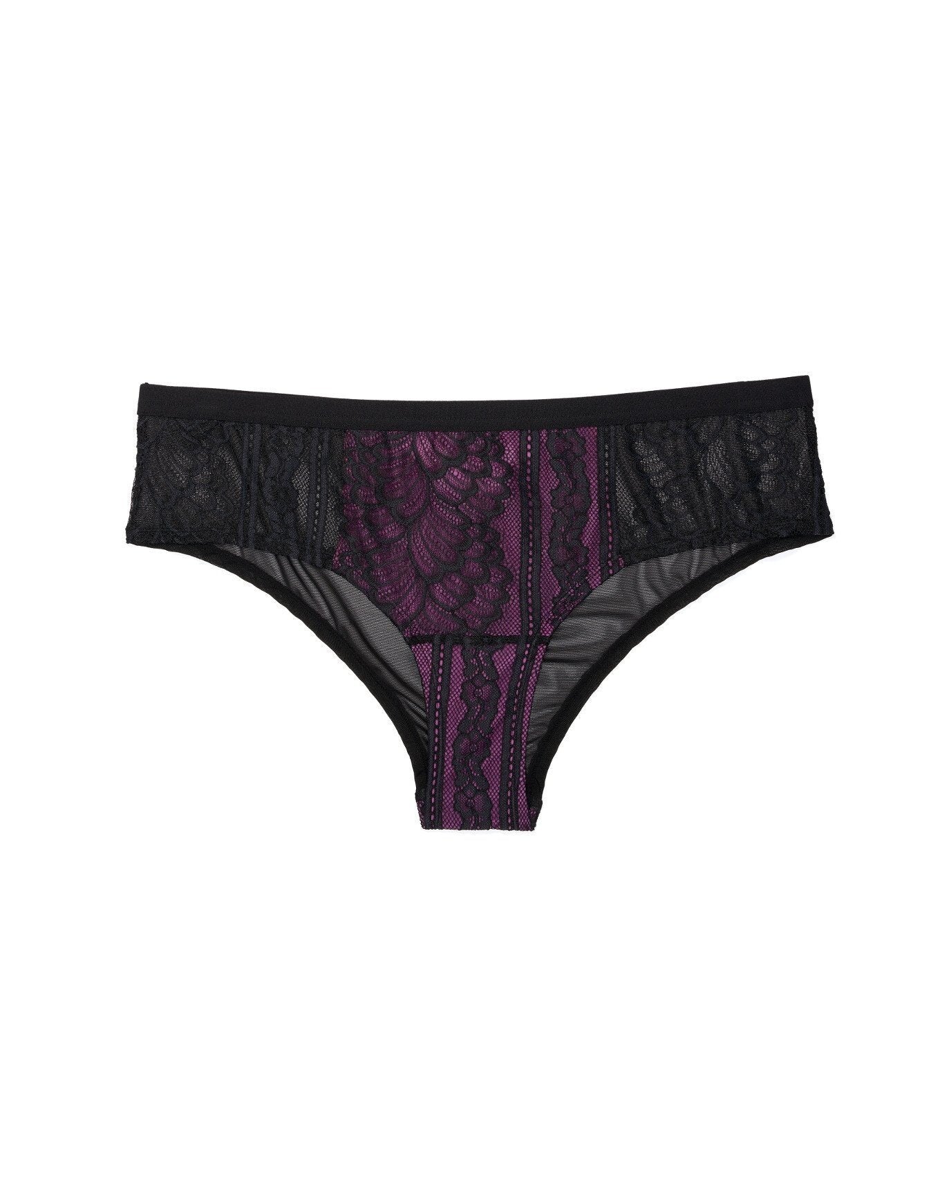 Adore Me Sparrow Cheeky in color Jet Black and shape cheeky