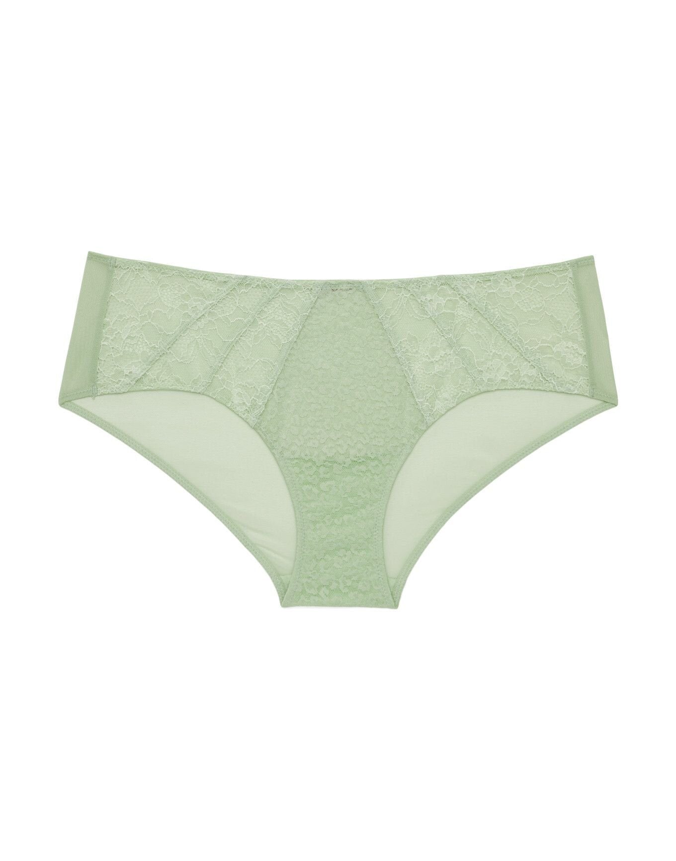 Adore Me Roxana Hipster Panty in color Celadon Green and shape hipster