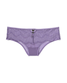 Adore Me Margaritte Lace Cheeky Panty in color Paisley Purple and shape cheeky