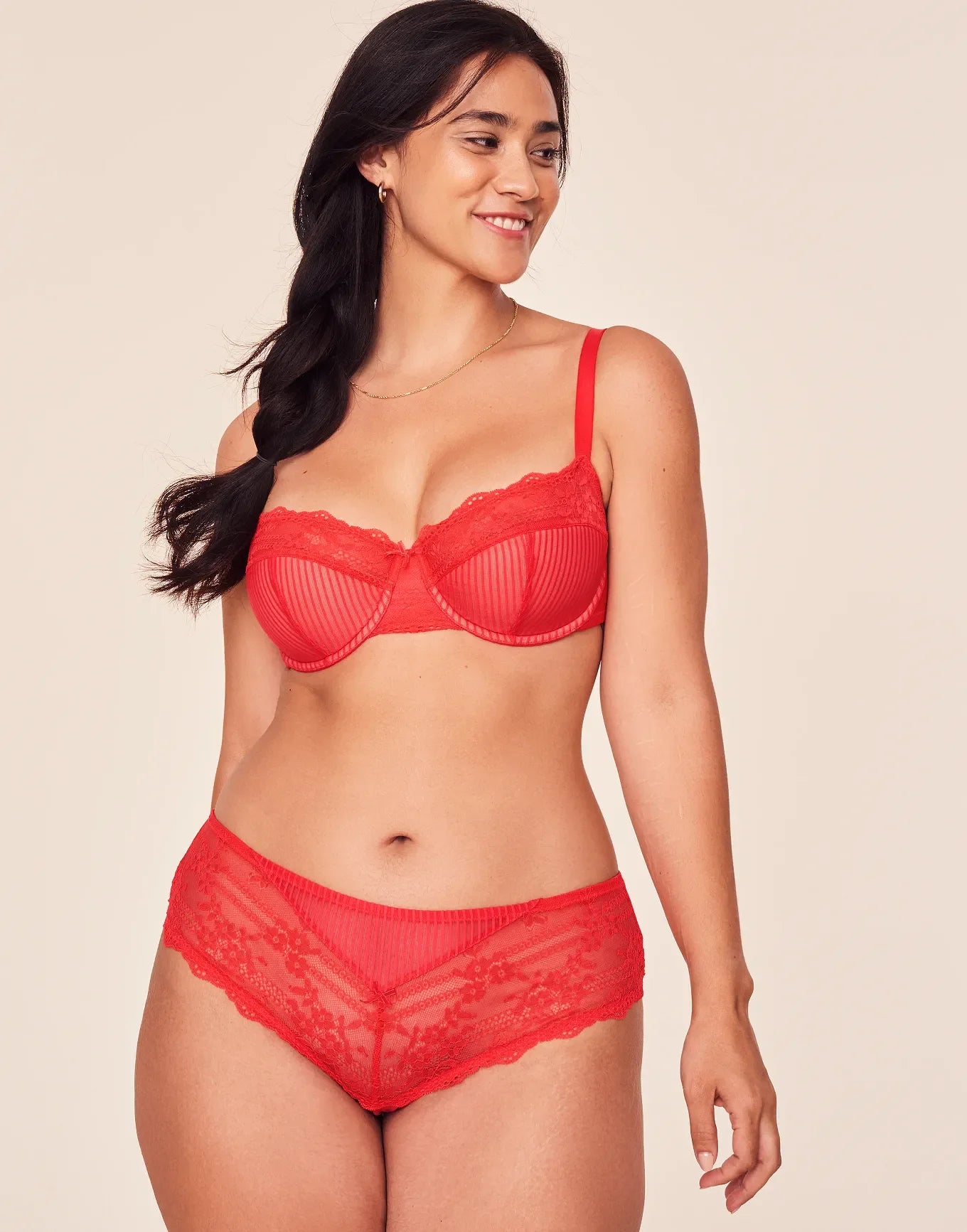 Adore Me Selma Contour Balconette in color Bittersweet and shape balconette