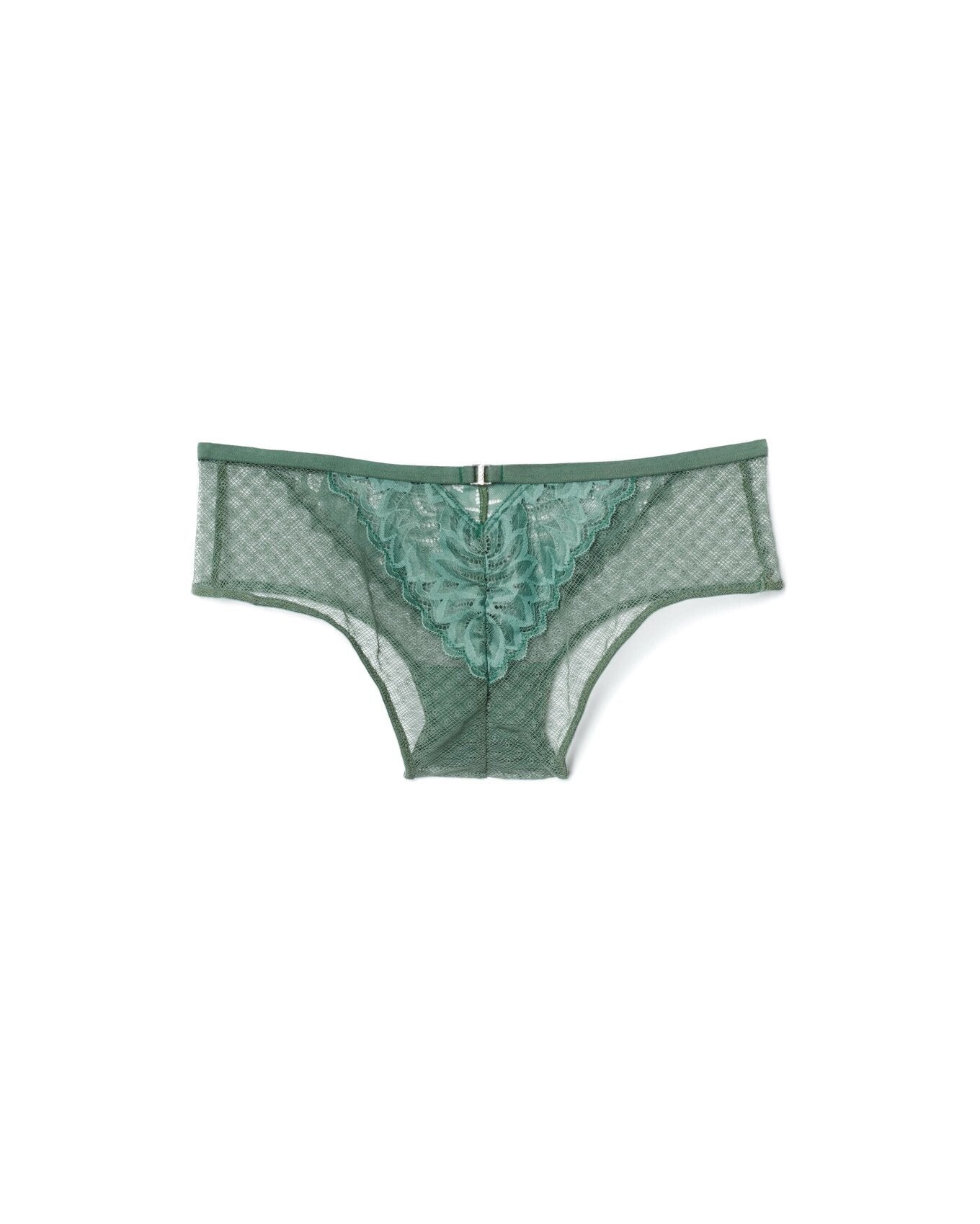 Adore Me Camilla Cheeky Panty in color Dark Ivy and shape cheeky