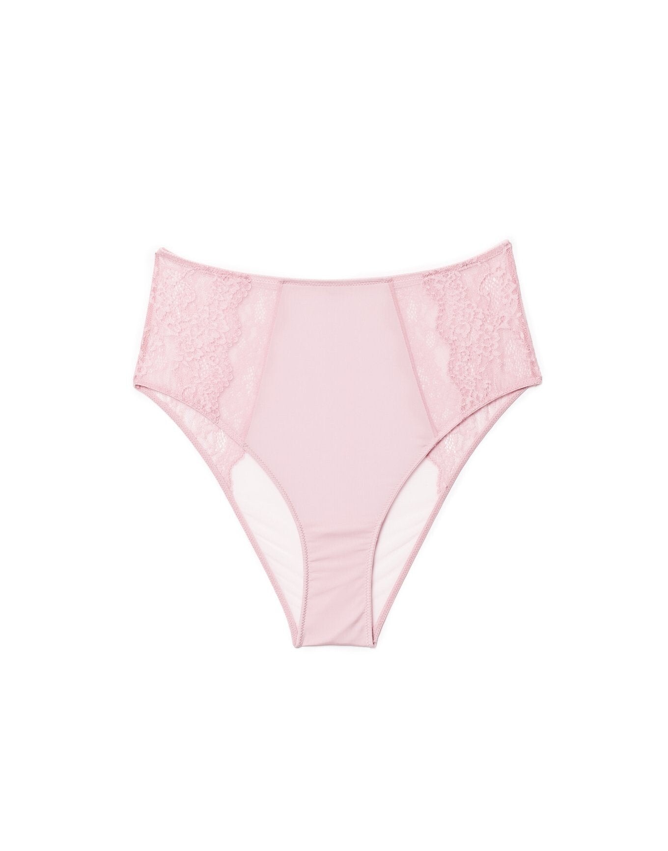 Adore Me Joslyn High-Waist Bikini in color Bleached Mauve and shape high waisted