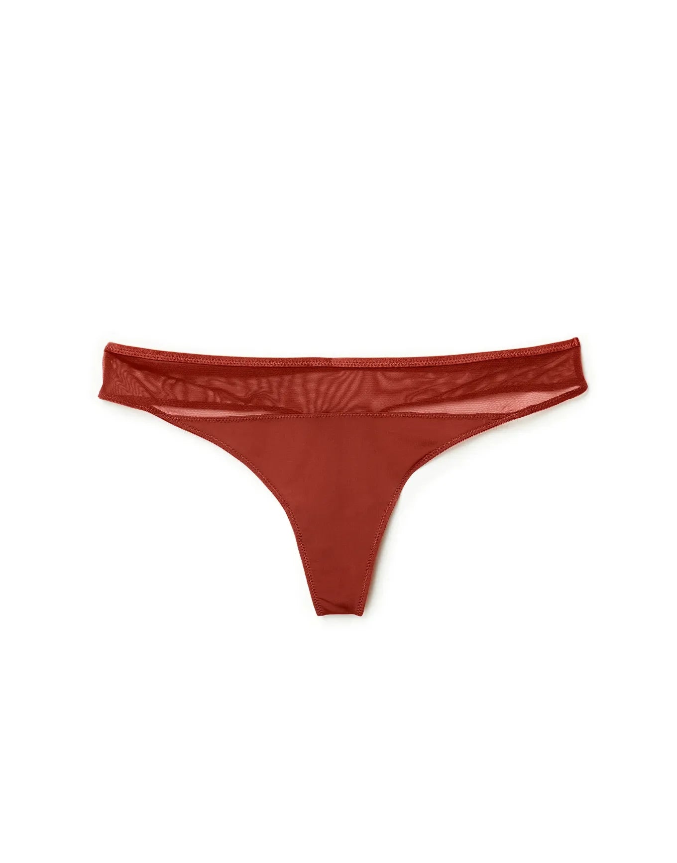 Adore Me Elora Thong in color Ketchup and shape thong