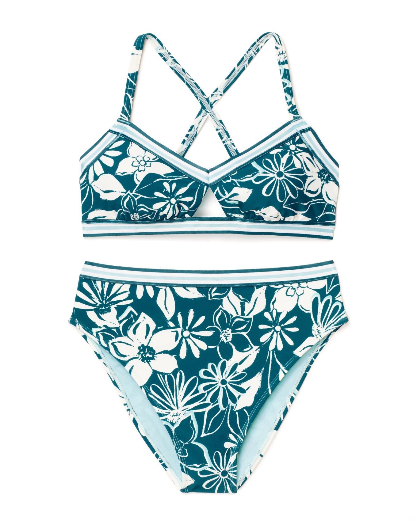 Adore Me Gisele Bra in color Joyful Daisies C01 and shape two piece