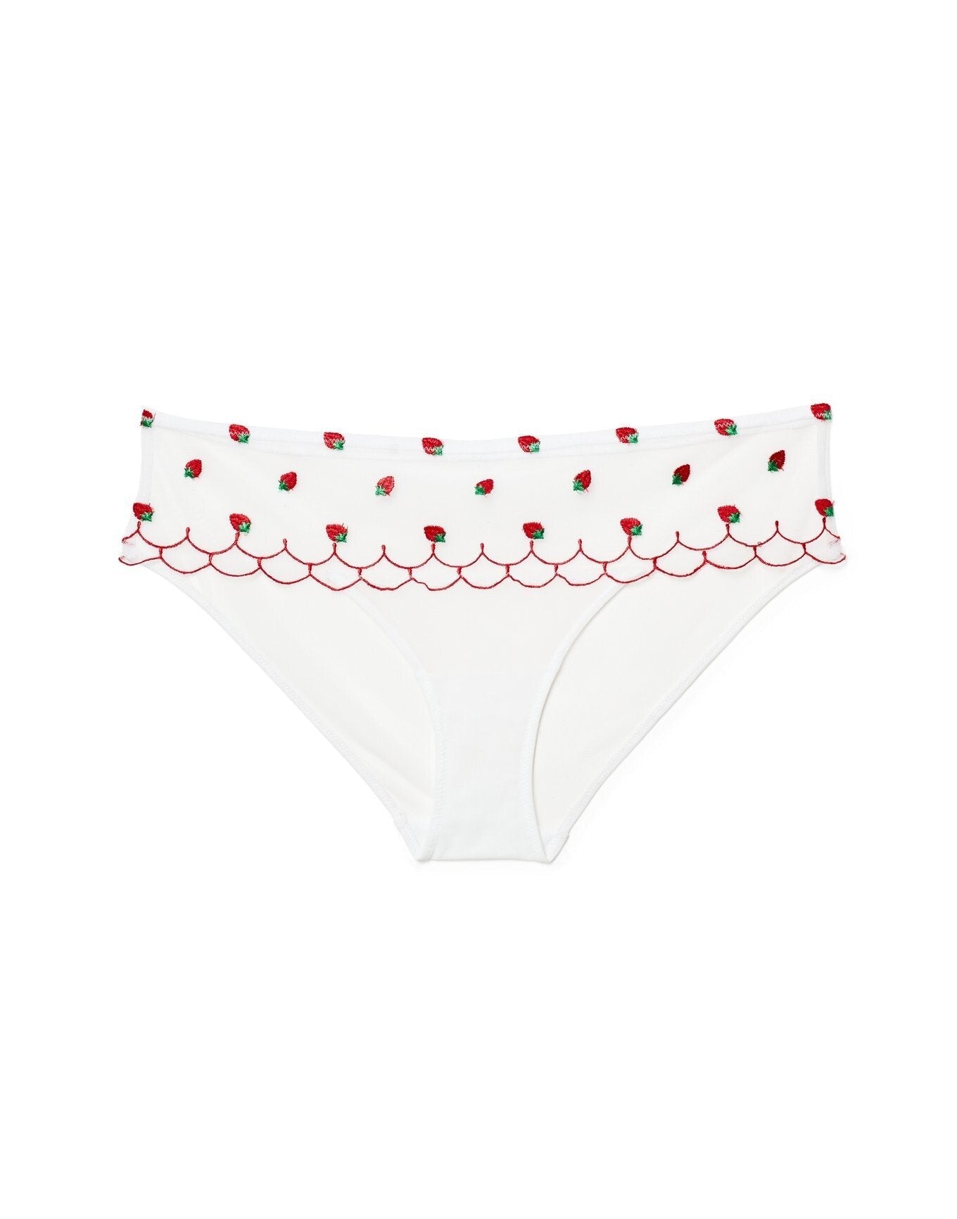Adore Me Bettie Hipster Panty in color Bright White and shape hipster